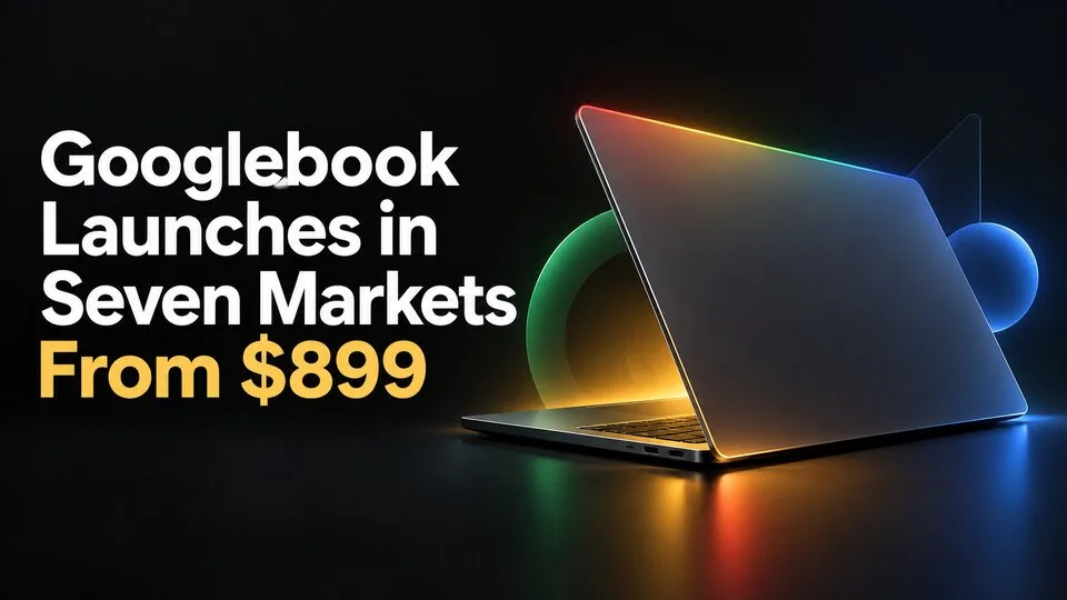 Googlebook Launches in Seven Markets From $899