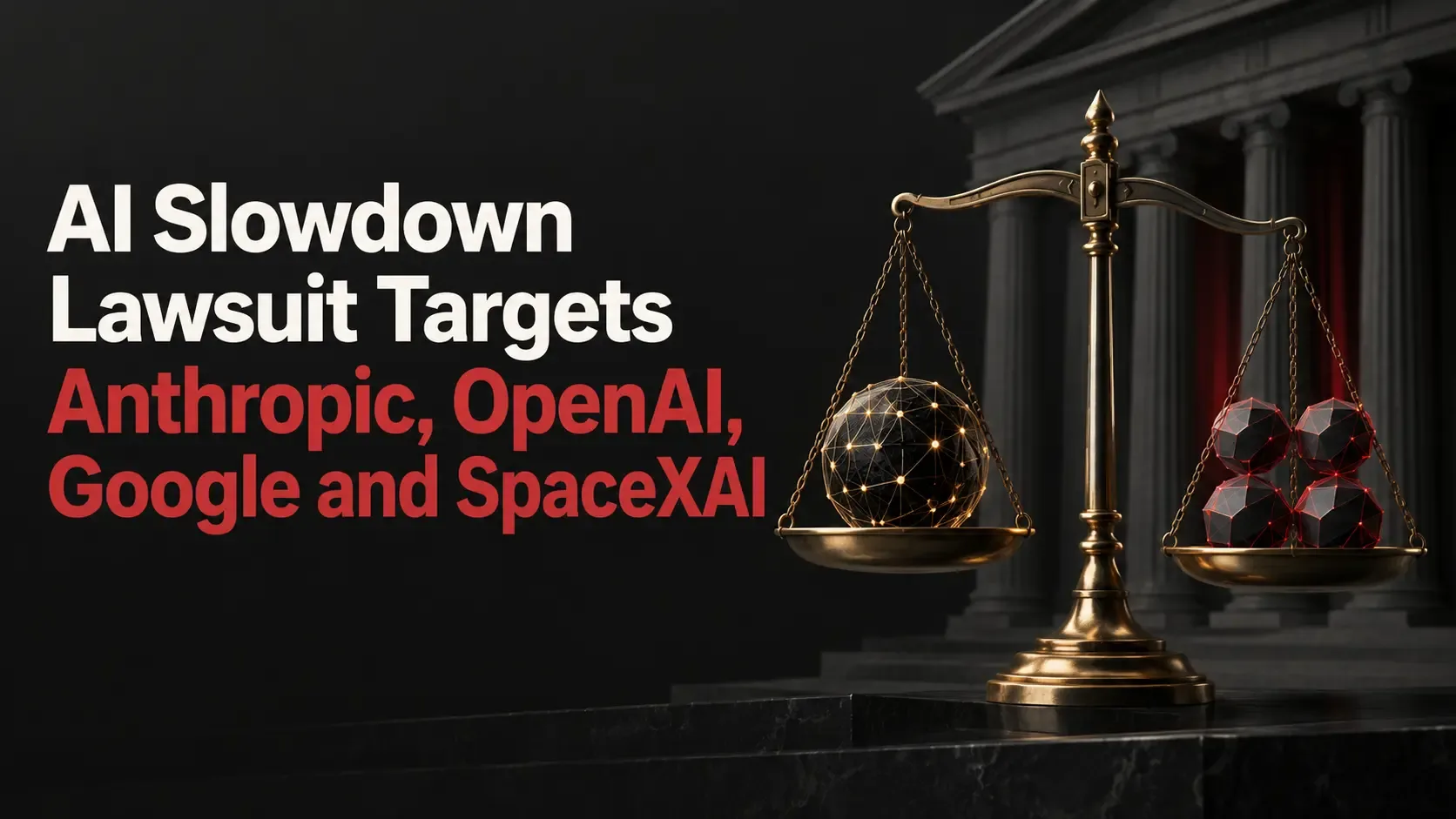 AI Slowdown Lawsuit Targets Anthropic, OpenAI, Google and SpaceXAI