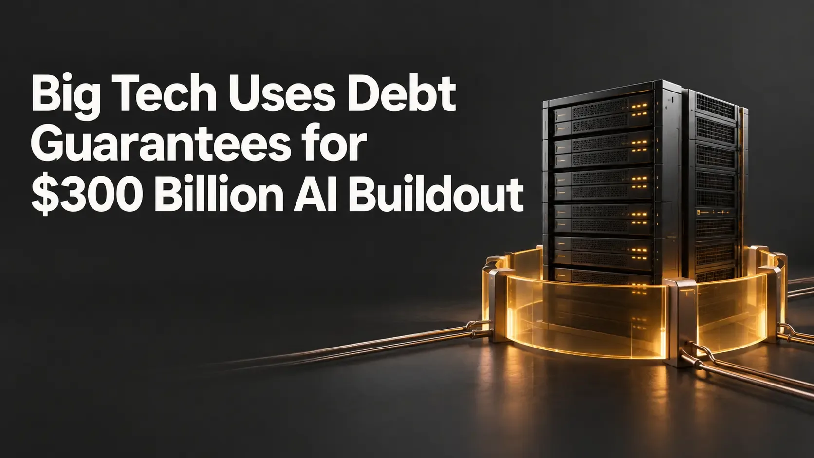 Big Tech Uses Debt Guarantees for $300 Billion AI Buildout