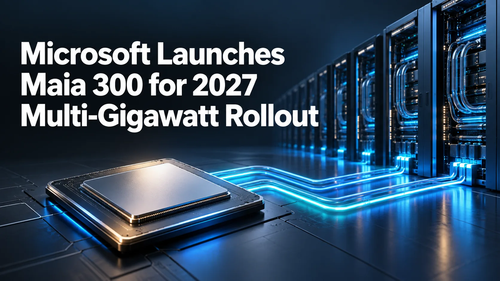 Microsoft Launches Maia 300 for 2027 Multi-Gigawatt Rollout