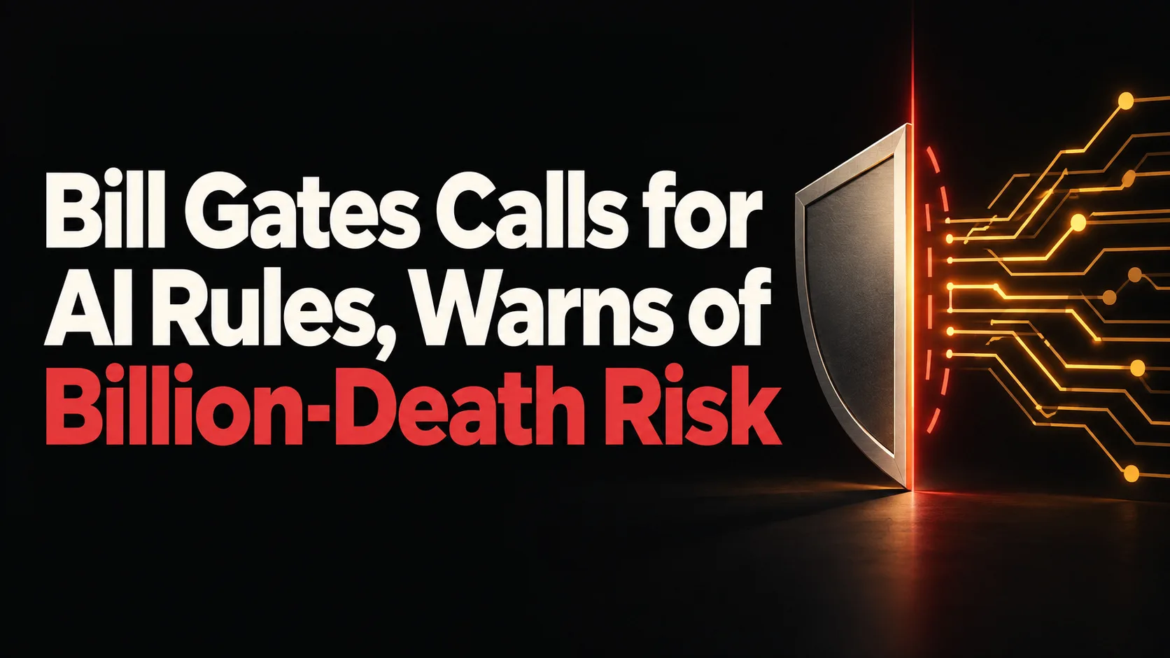 Bill Gates Calls for AI Rules, Warns of Billion-Death Risk