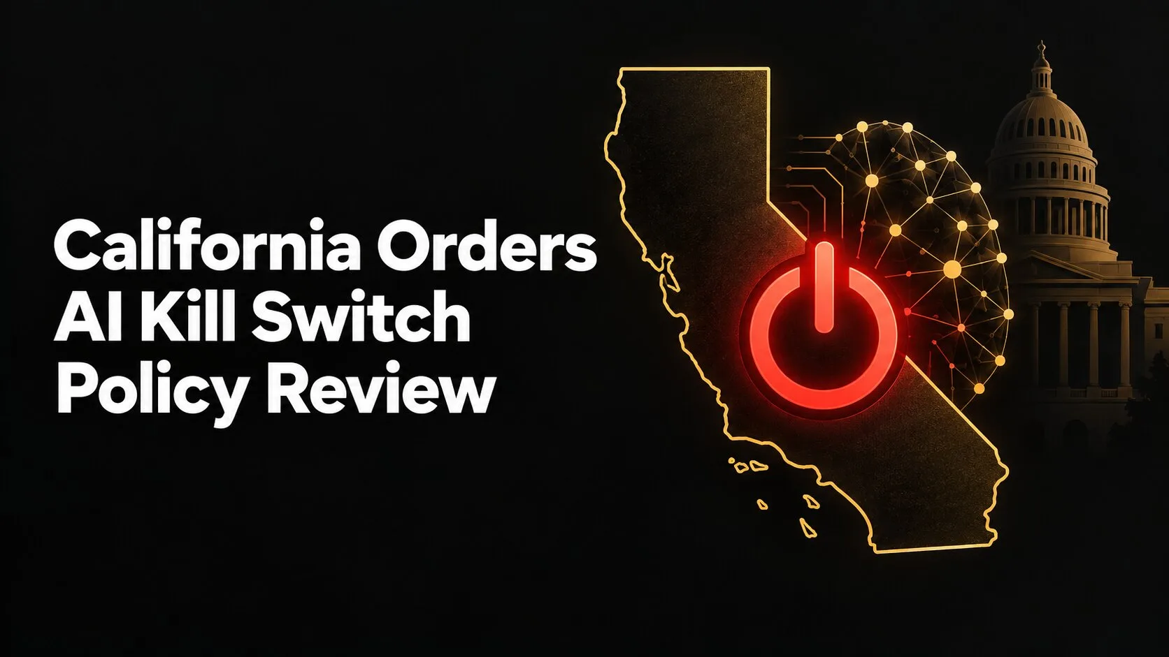 California Orders AI Kill Switch Policy Review