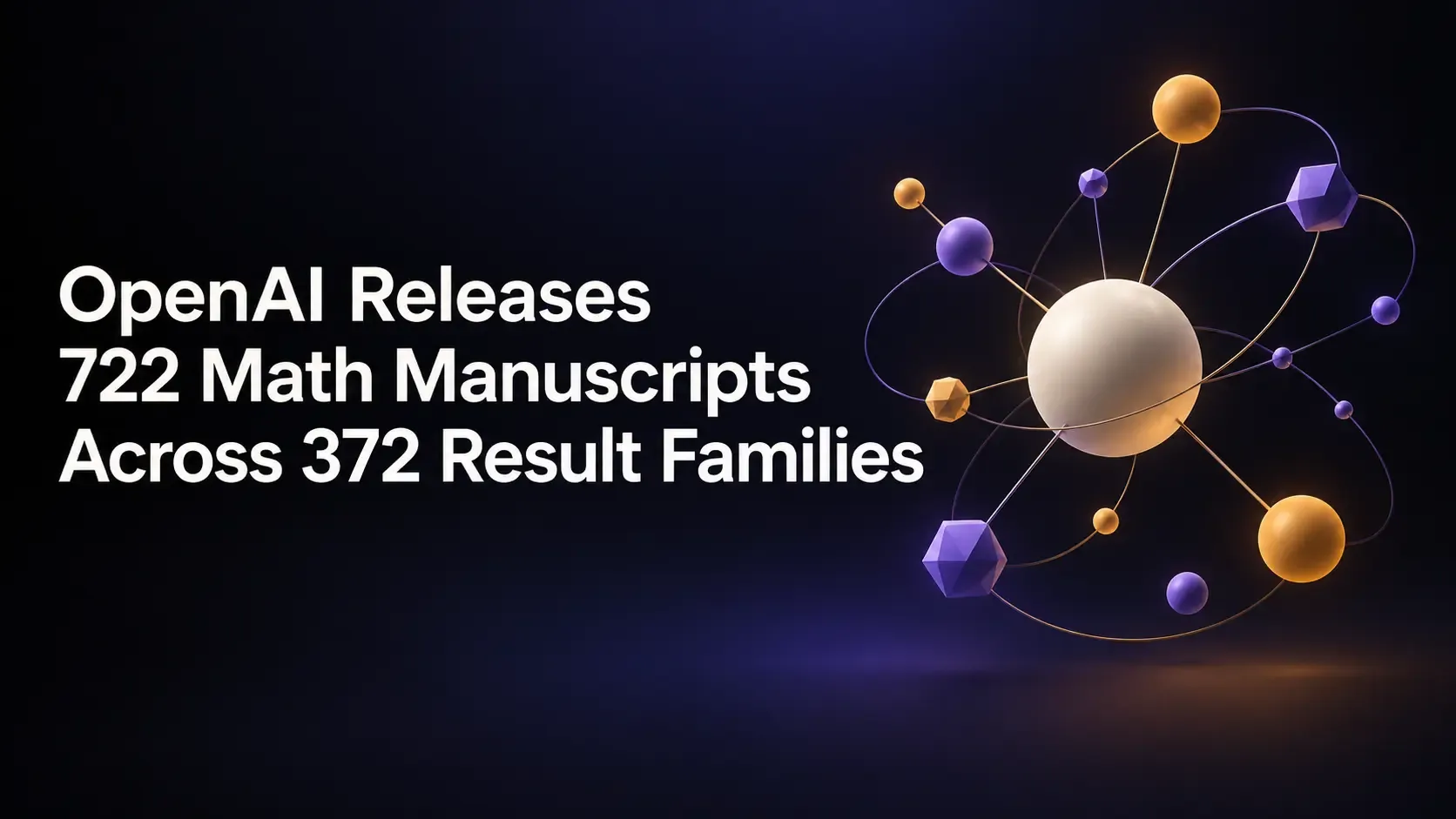 OpenAI Releases 722 Math Manuscripts Across 372 Result Families