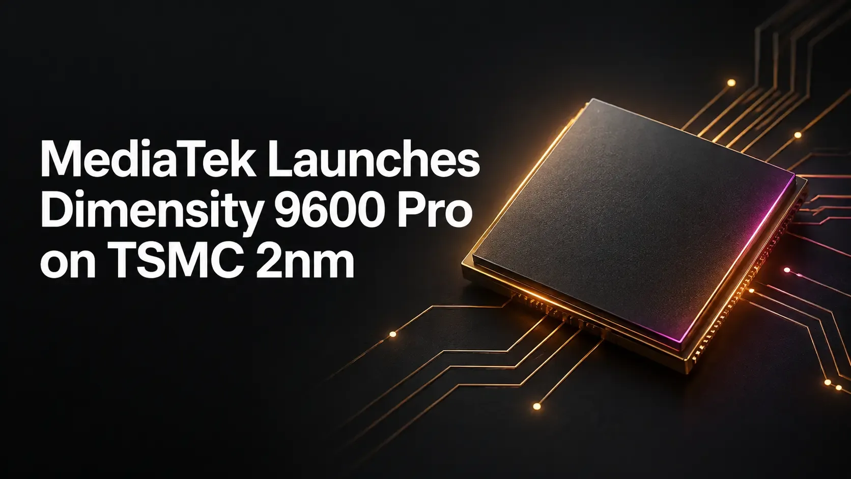 MediaTek Launches Dimensity 9600 Pro on TSMC 2nm