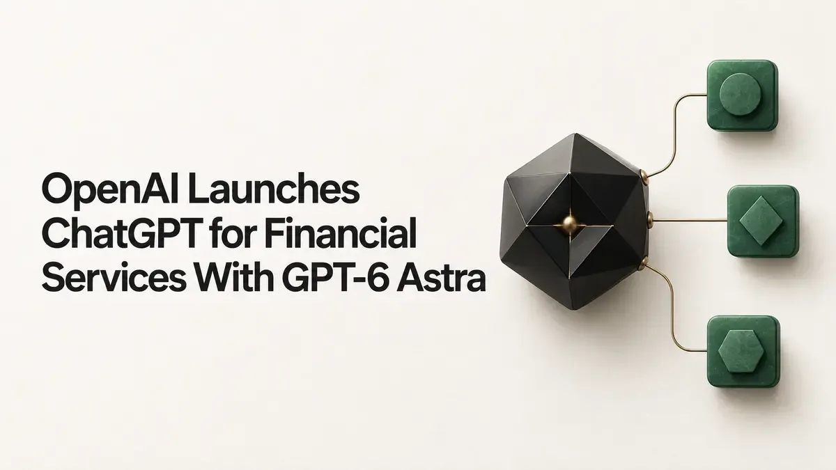 OpenAI Launches ChatGPT for Financial Services With GPT-6 Astra