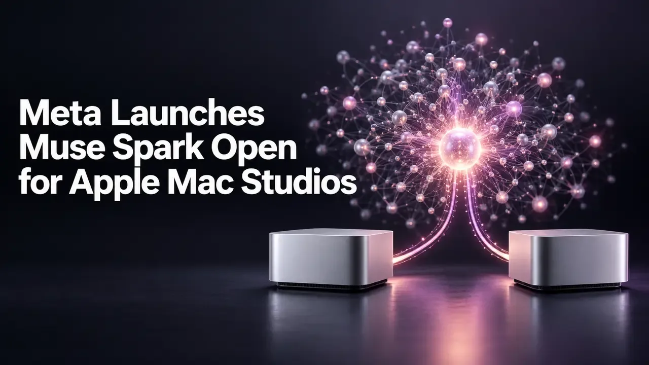 Meta Launches Muse Spark Open for Apple Mac Studios
