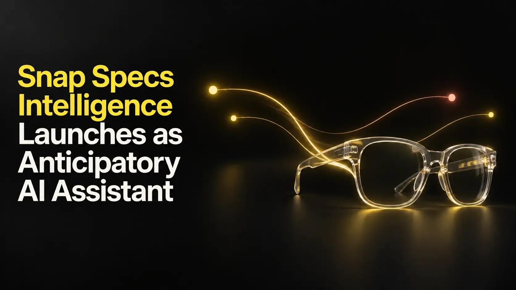Snap Specs Intelligence Launches as Anticipatory AI Assistant