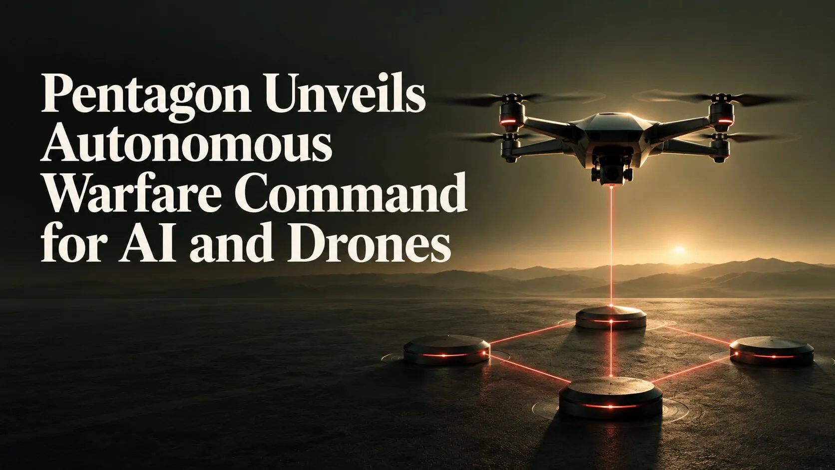 Pentagon Unveils Autonomous Warfare Command for AI and Drones