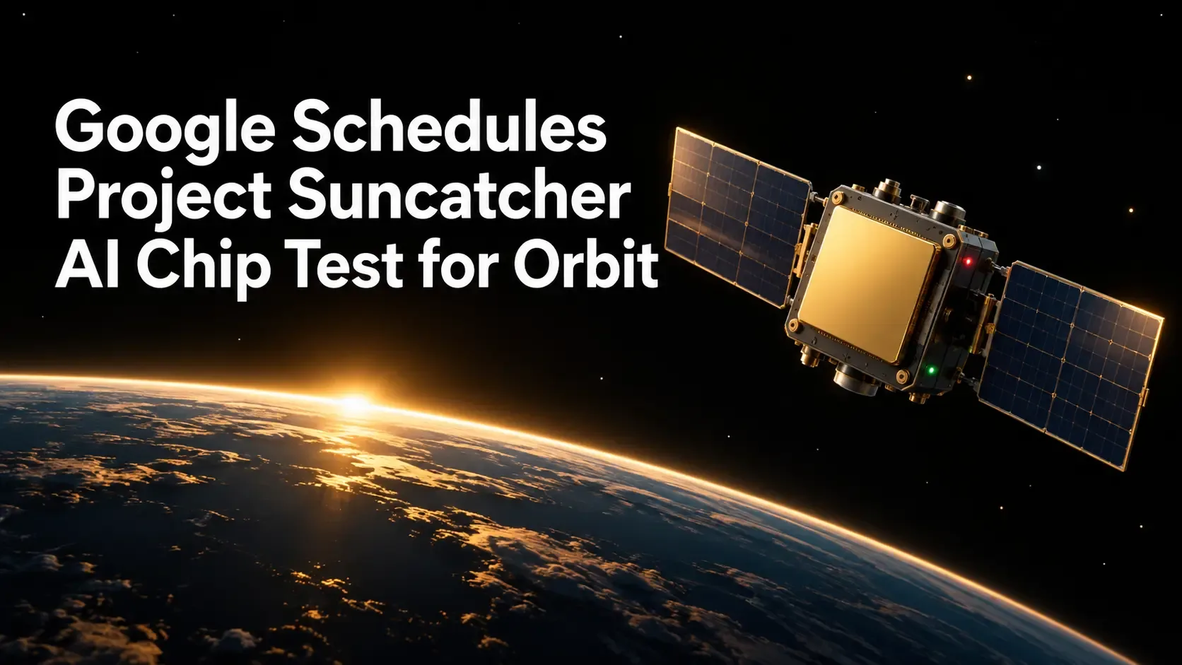 Google Schedules Project Suncatcher AI Chip Test for Orbit