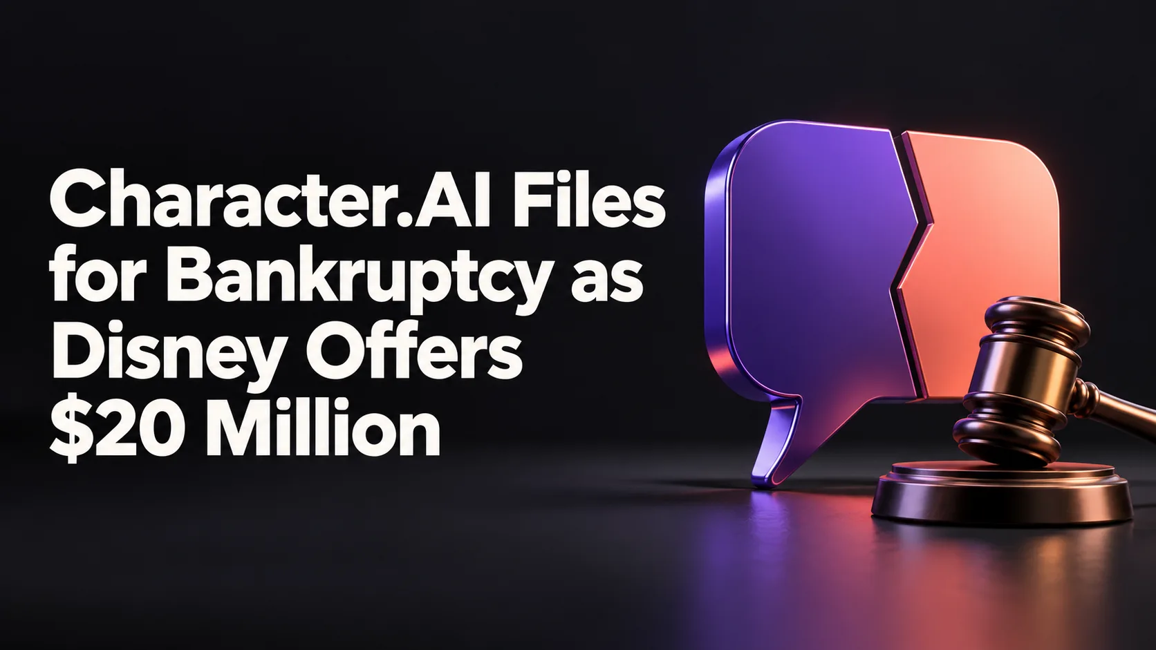 Character.AI Files for Bankruptcy as Disney Offers $20 Million