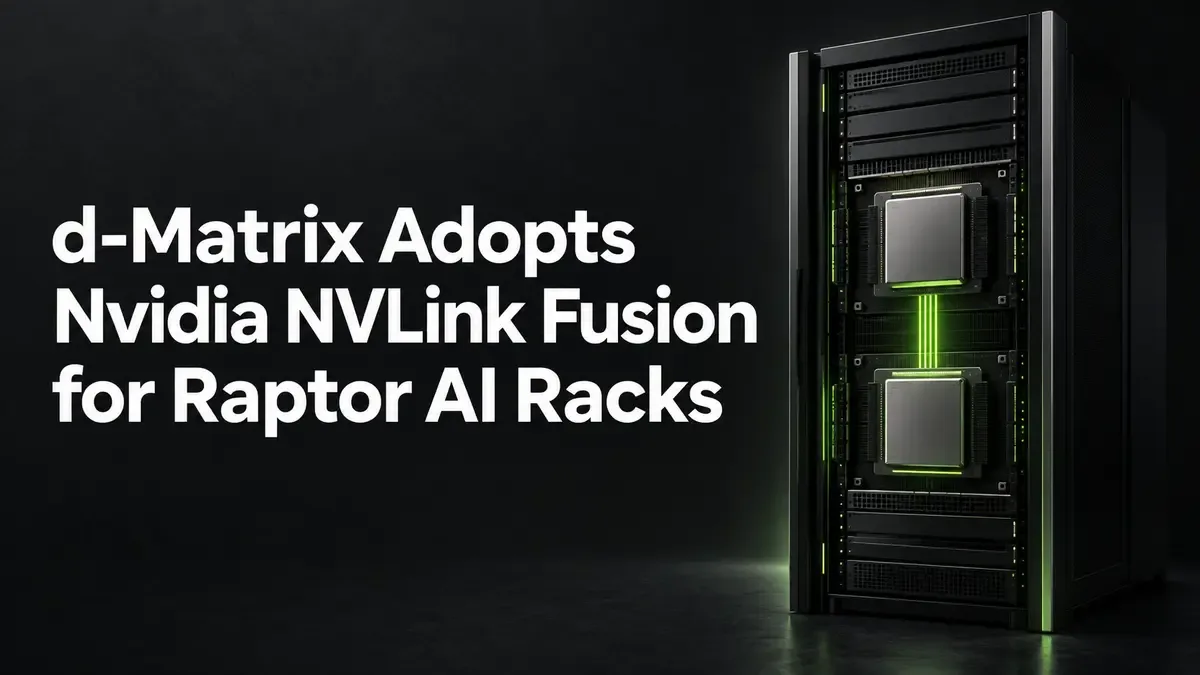 d-Matrix Adopts Nvidia NVLink Fusion for Raptor AI Racks