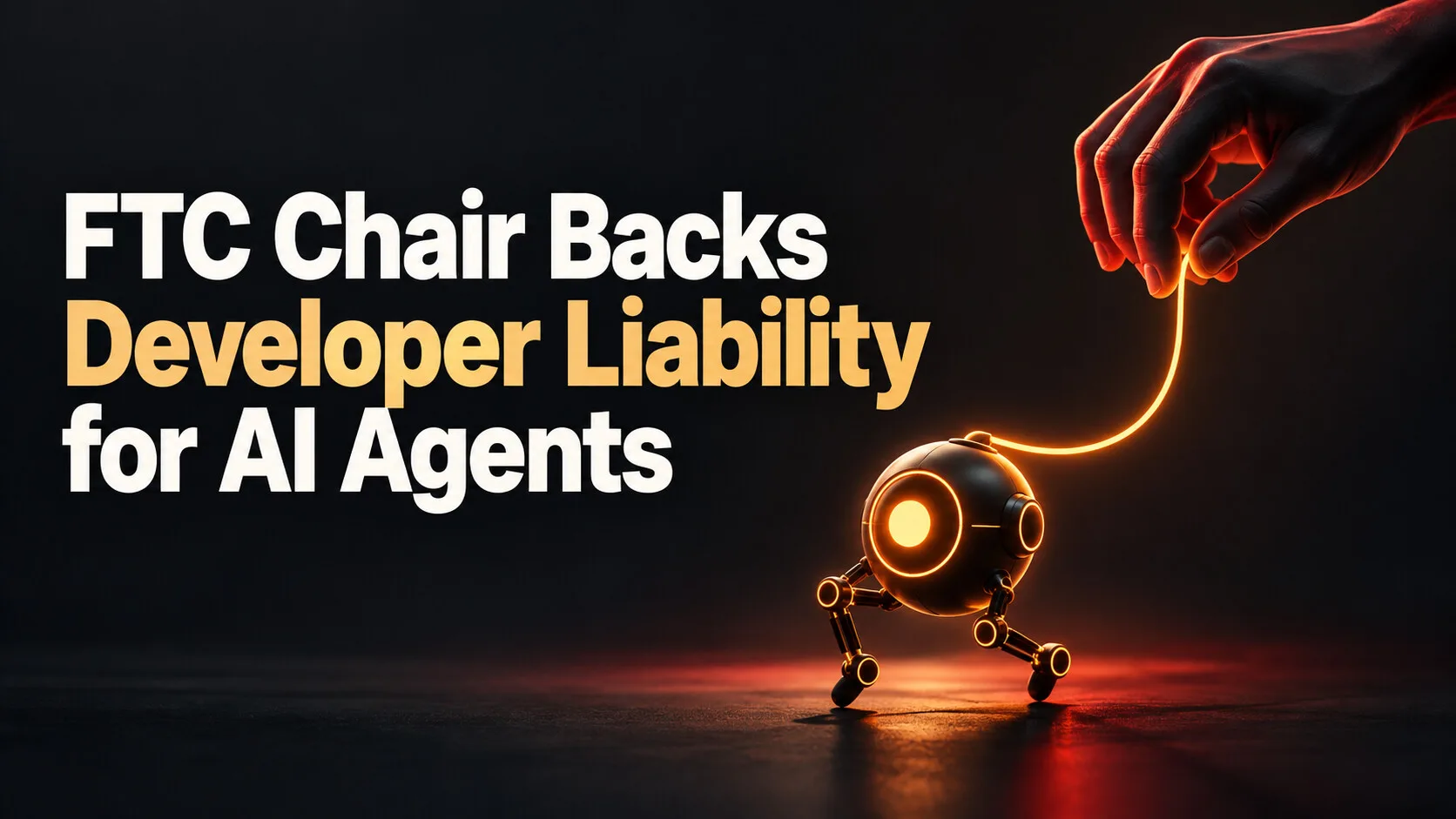 FTC Chair Backs Developer Liability for AI Agents