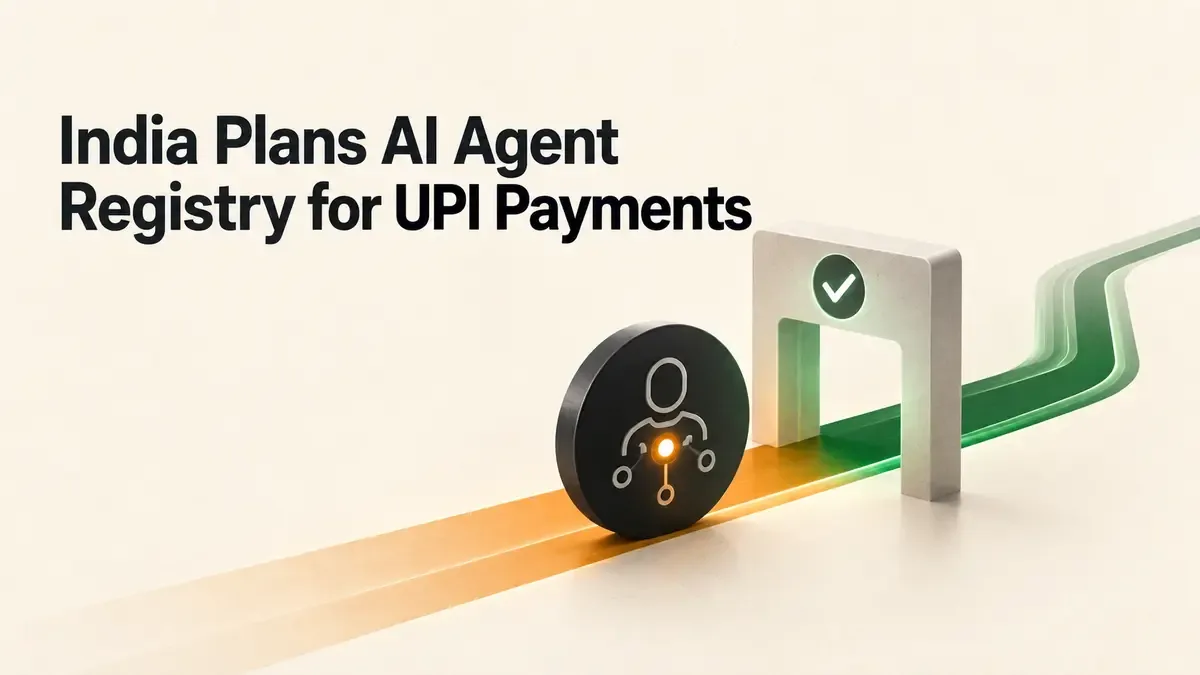 India Plans AI Agent Registry for UPI Payments