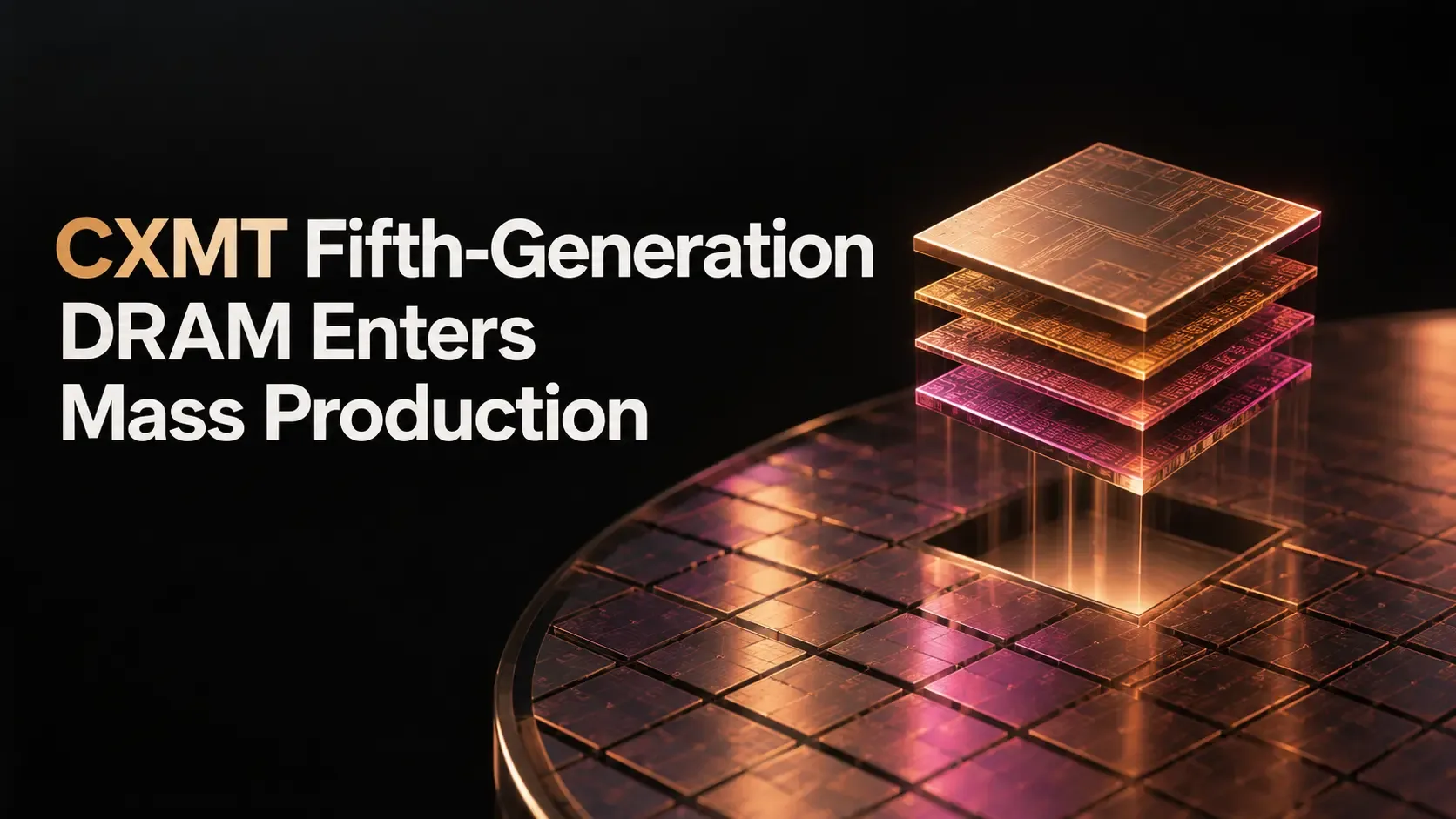 CXMT Fifth-Generation DRAM Enters Mass Production