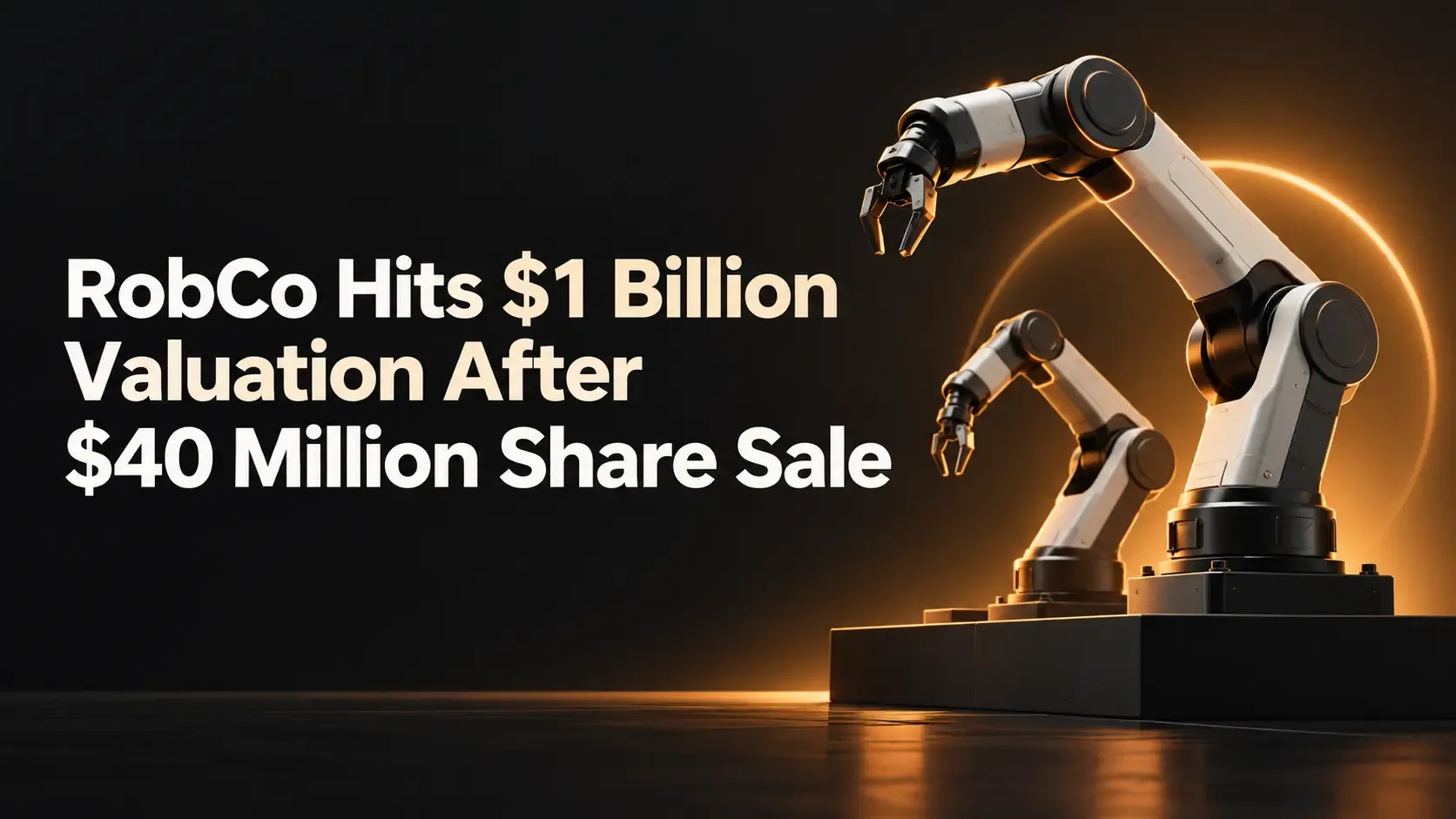 RobCo Hits $1 Billion Valuation After $40 Million Share Sale