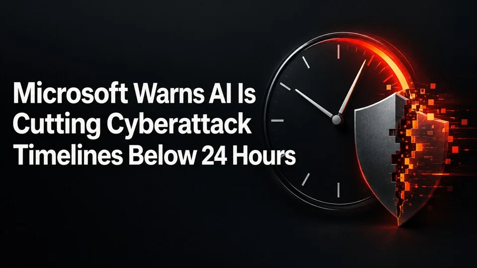 Microsoft Warns AI Is Cutting Cyberattack Timelines Below 24 Hours