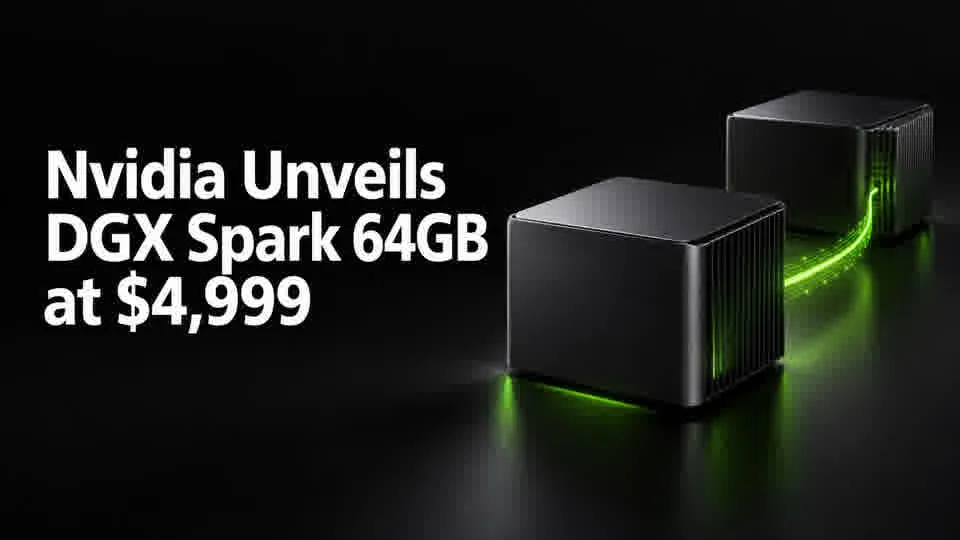 Nvidia Unveils DGX Spark 64GB at $4,999