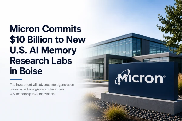 Micron Commits $10 Billion to New U.S. AI Memory Research Labs in Boise