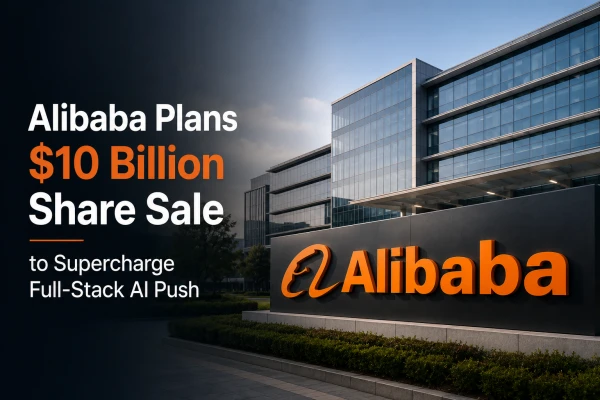 Alibaba Plans $10 Billion Share Sale to Supercharge Full-Stack AI Push