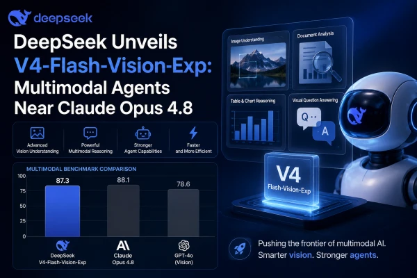 DeepSeek Unveils V4-Flash-Vision-Exp: Multimodal Agents Near Claude Opus 4.8 at Flash Pricing