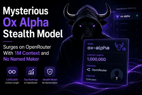 Mysterious Ox Alpha Stealth Model Surges on OpenRouter With 1M Context and No Named Maker