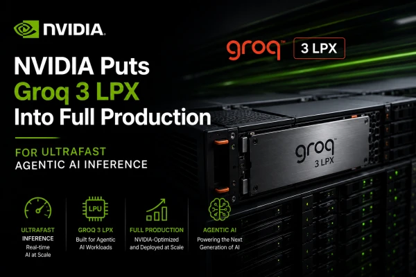 NVIDIA Puts Groq 3 LPX Into Full Production for Ultrafast Agentic AI Inference