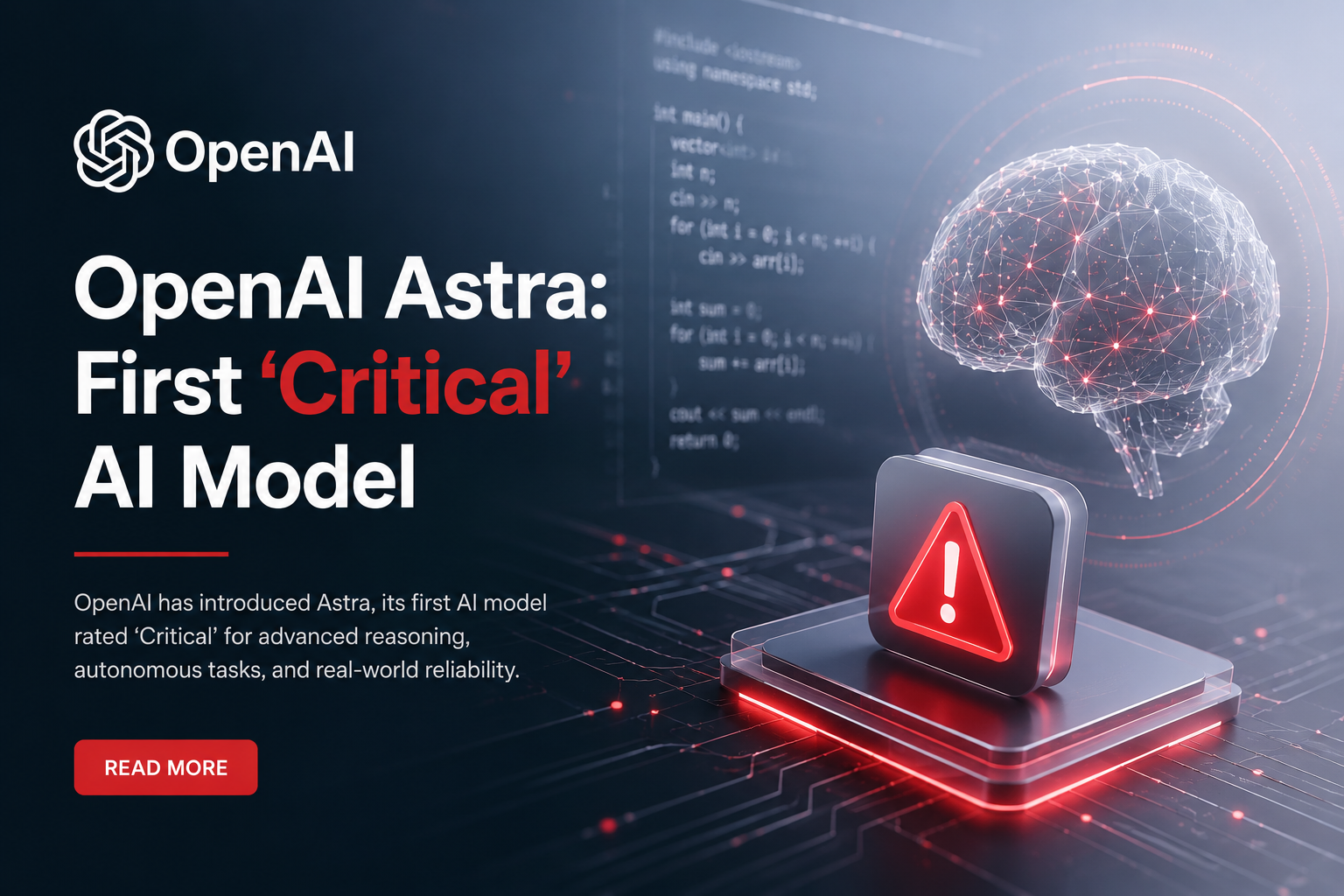 OpenAI's Astra Just Became the First AI Rated "Critical" for Hacking — Here's Why That Matters
