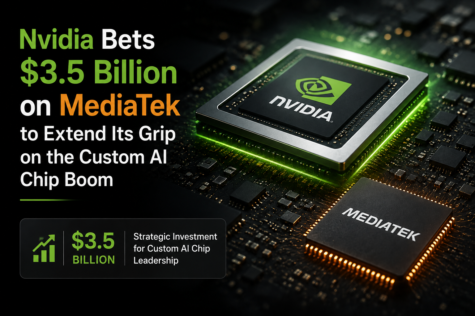 Nvidia Bets $3.5 Billion on MediaTek to Extend Its Grip on the Custom AI Chip Boom